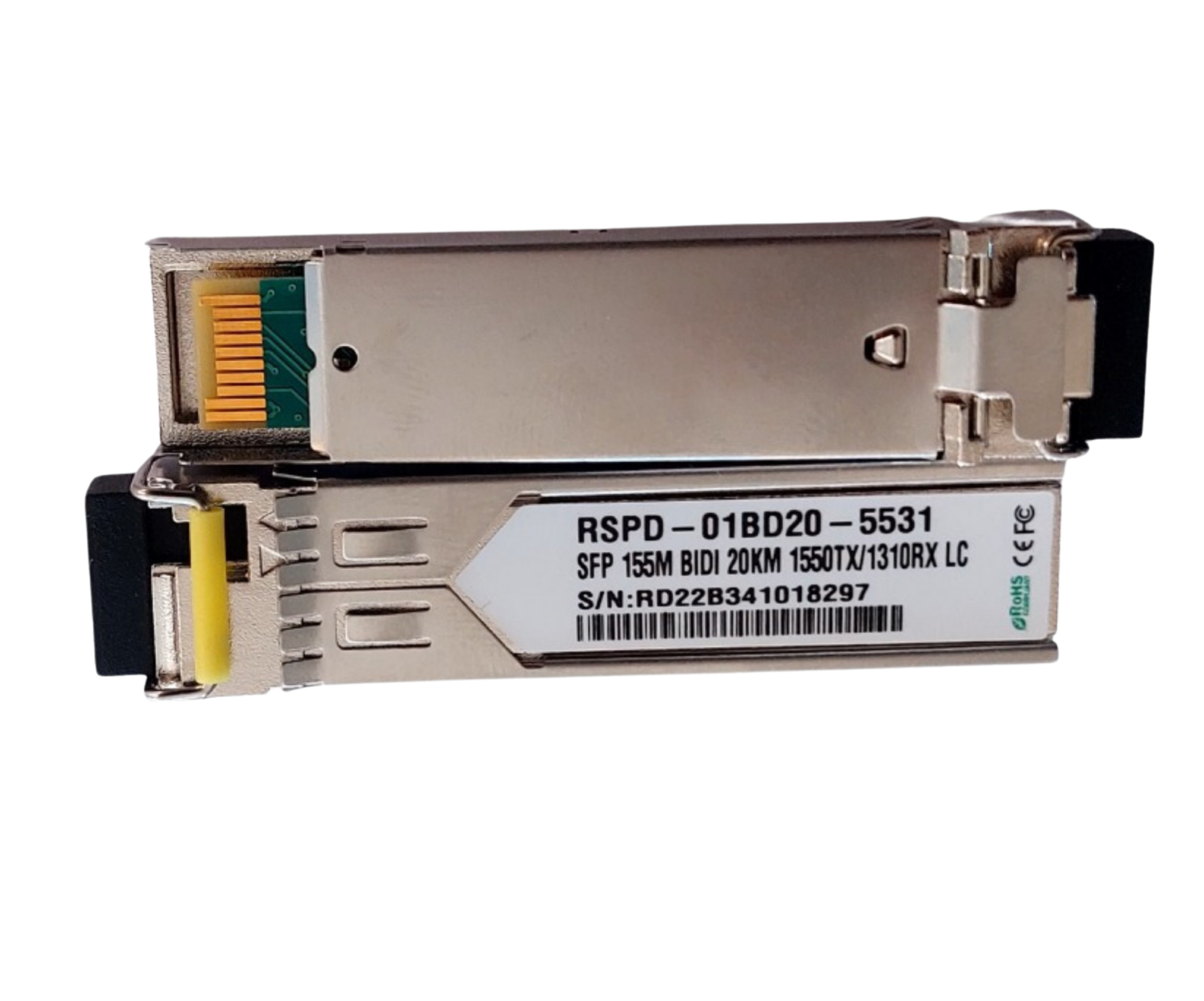 SFP 155M BIDI 1550TX/1310RX LC 20km LC 90